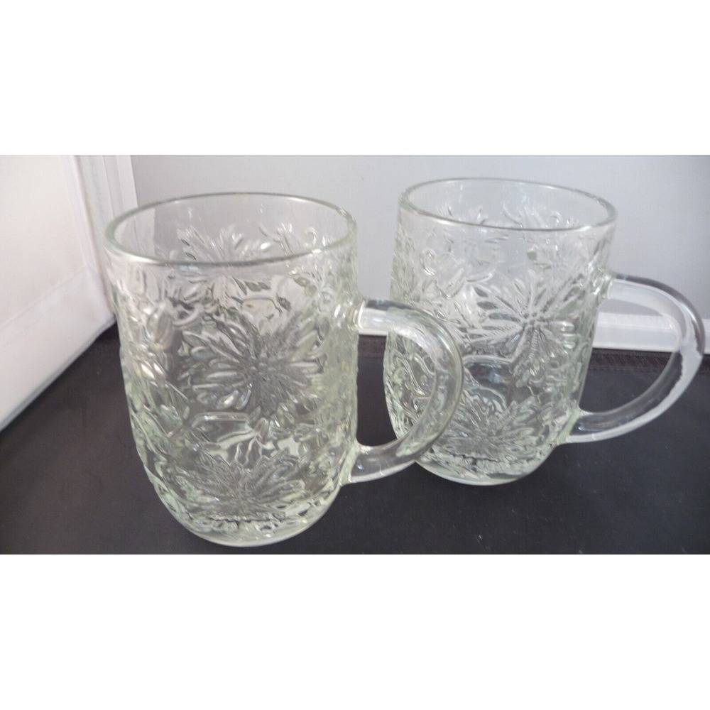Princess House Crystal Fantasia‎ Mugs set of 2